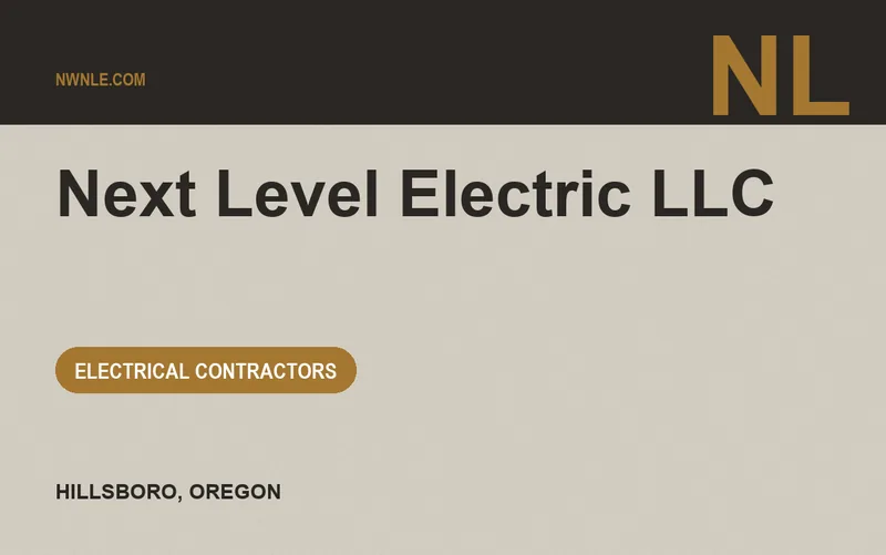 Next Level Electric LLC in Hillsboro, Oregon