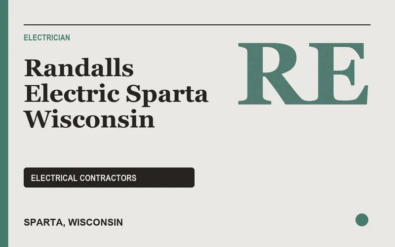randalls electric sparta wisconsin in Sparta, Wisconsin