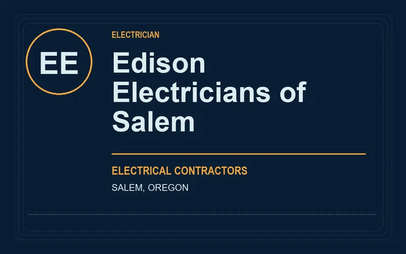 Edison Electricians of Salem in Salem, Oregon