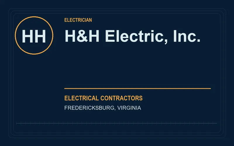 H&H Electric, Inc. in Fredericksburg, Virginia