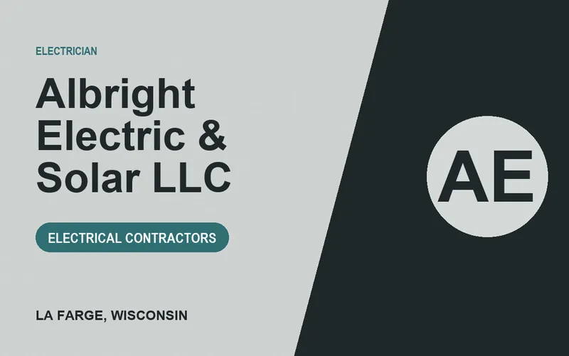 Albright Electric & Solar LLC in La Farge, Wisconsin