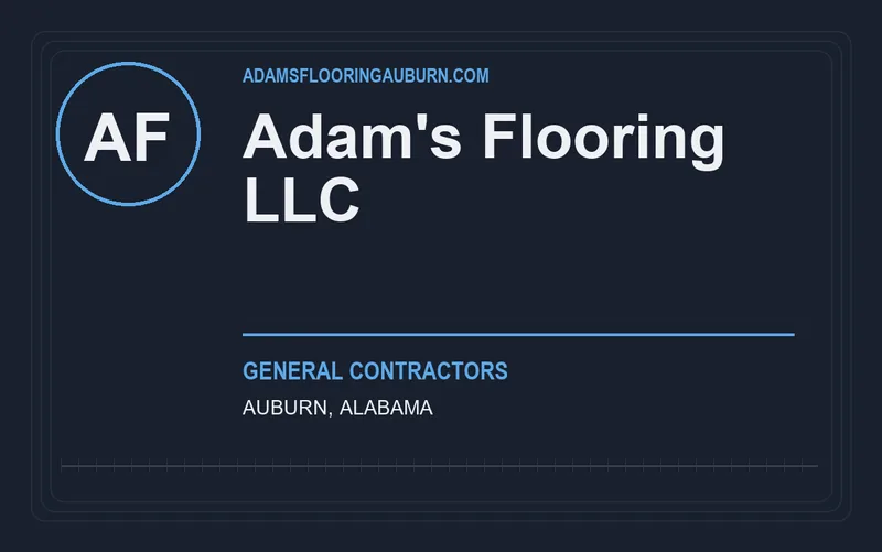 Adam's Flooring LLC in Auburn, Alabama