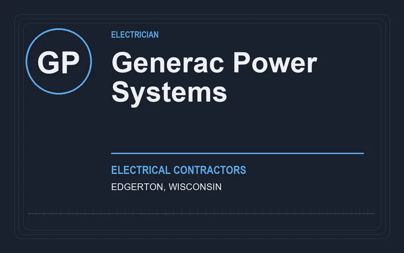 Generac Power Systems in Edgerton, Wisconsin