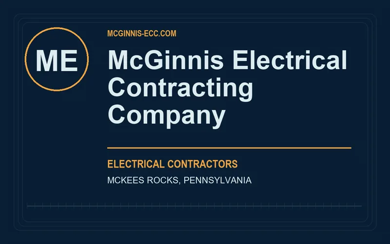 McGinnis Electrical Contracting Company in McKees Rocks, Pennsylvania