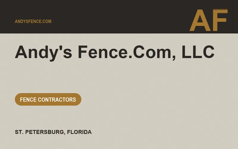 Andy's Fence.Com, LLC in St. Petersburg, Florida