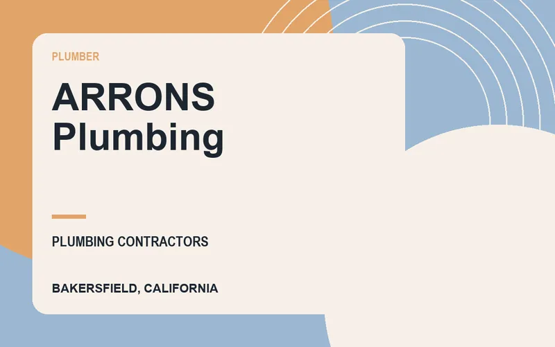 ARRONS Plumbing in Bakersfield, California