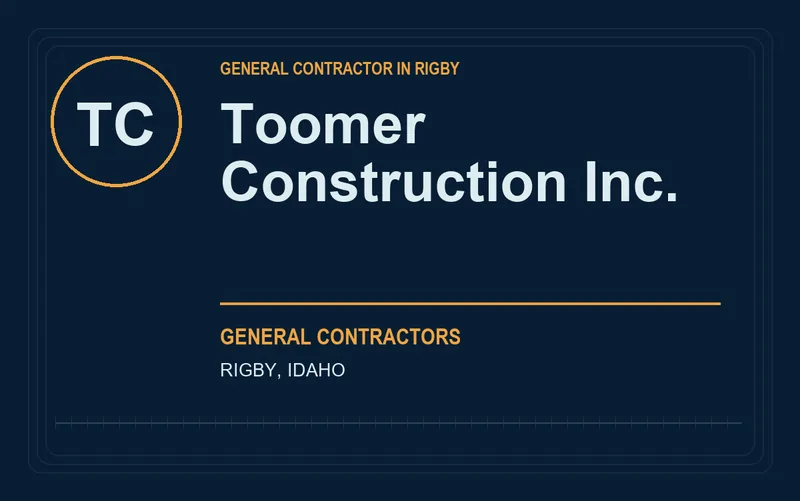 Toomer Construction Inc. in Rigby, Idaho