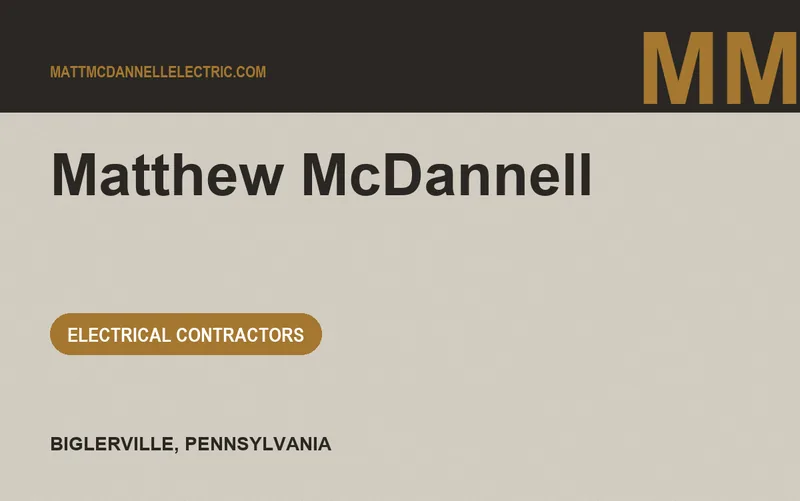 Matthew McDannell in Biglerville, Pennsylvania