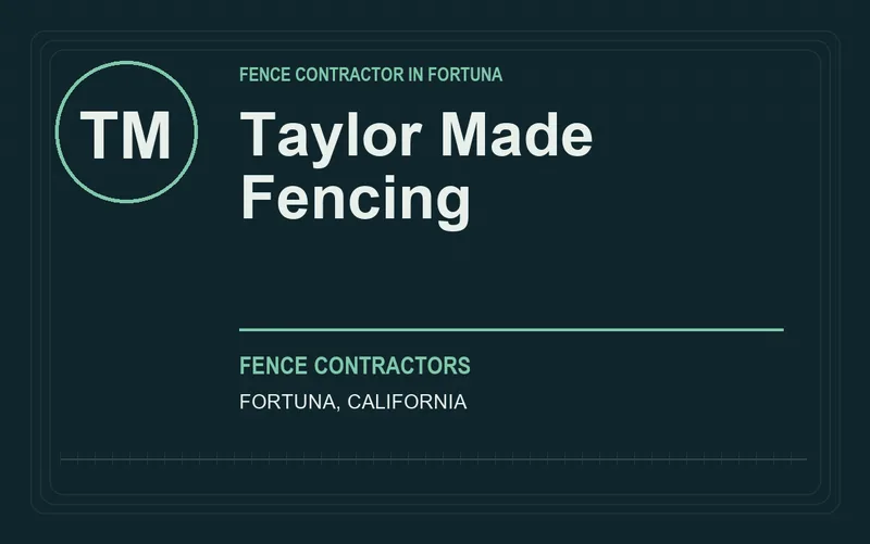 Taylor Made Fencing in Fortuna, California