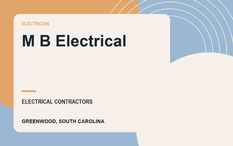M B Electrical in Greenwood, South Carolina