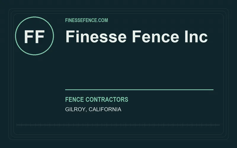 Finesse Fence Inc in Gilroy, California