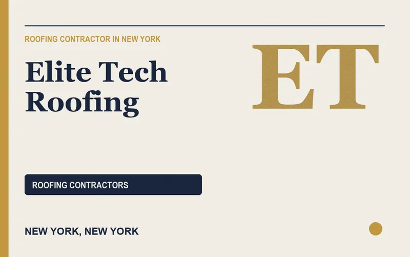 Elite Tech Roofing in New York, New York