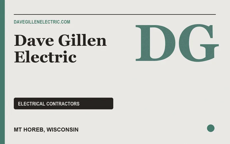 Dave Gillen Electric in Mt Horeb, Wisconsin