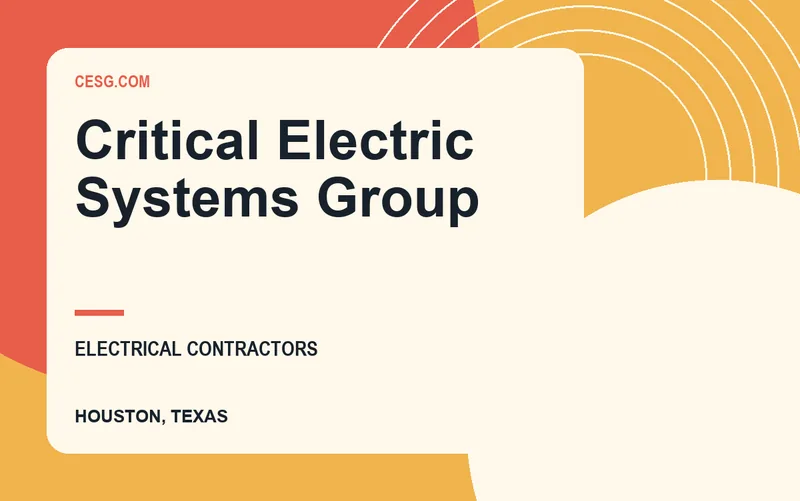 Critical Electric Systems Group in Houston, Texas
