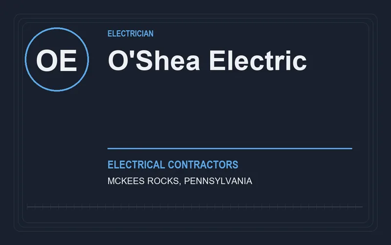 O'Shea Electric in McKees Rocks, Pennsylvania