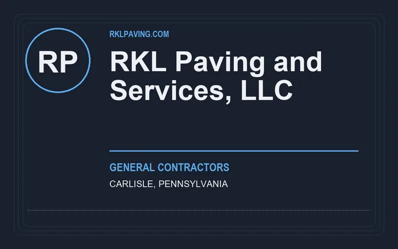 RKL Paving and Services, LLC in Carlisle, Pennsylvania
