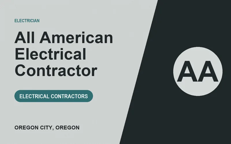 All American Electrical Contractor in Oregon City, Oregon