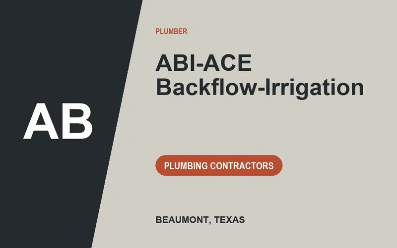 ABI-ACE Backflow-Irrigation in Beaumont, Texas