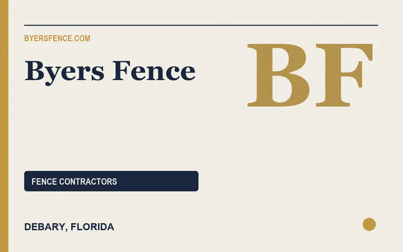 Byers Fence in DeBary, Florida