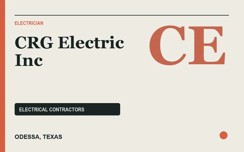 CRG Electric Inc in Odessa, Texas