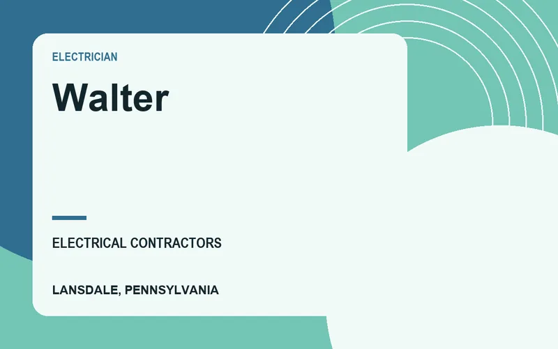 walter in Lansdale, Pennsylvania