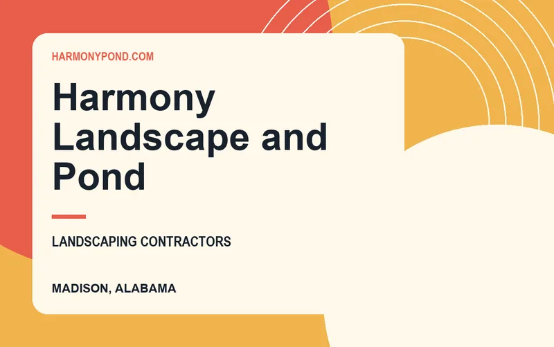 Harmony Landscape and Pond in Madison, Alabama