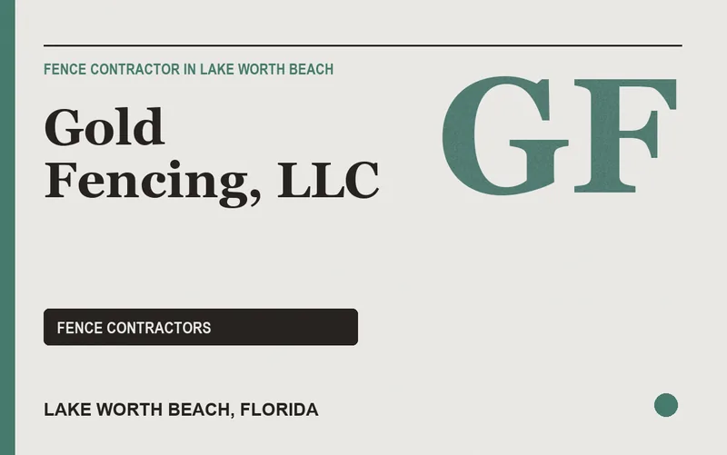 Gold Fencing, LLC in Lake Worth Beach, Florida