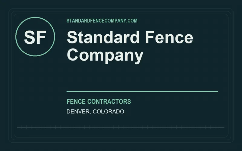 Standard Fence Company in Denver, Colorado