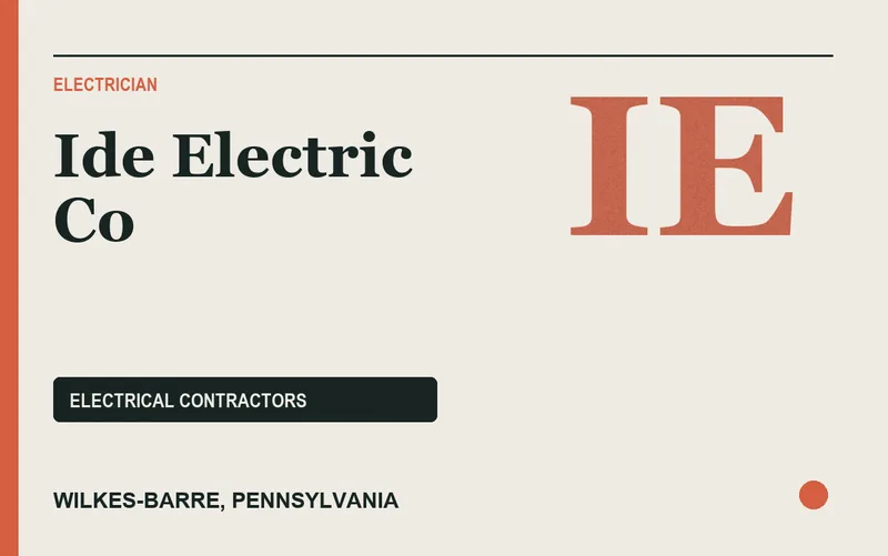 Ide Electric Co in Wilkes-Barre, Pennsylvania