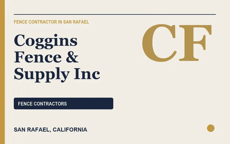 Coggins Fence & Supply Inc in San Rafael, California