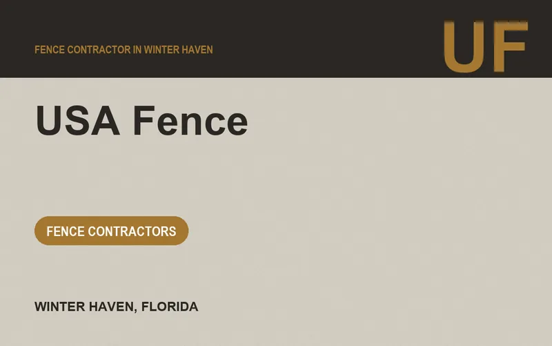 USA Fence in Winter Haven, Florida