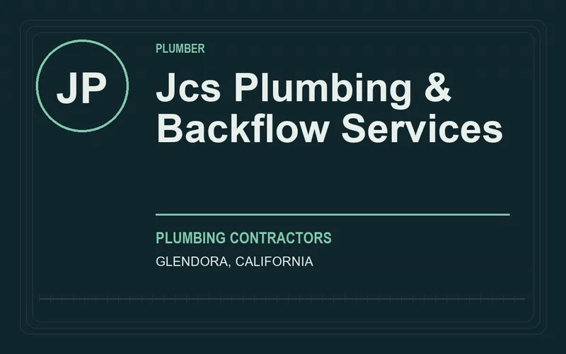 Jcs Plumbing & Backflow Services in Glendora, California