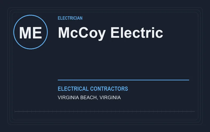 McCoy Electric in Virginia Beach, Virginia