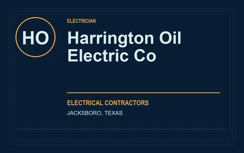 Harrington Oil Electric Co in Jacksboro, Texas