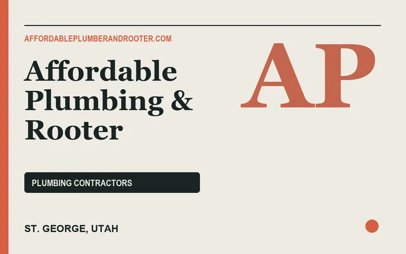 Affordable Plumbing & Rooter in St. George, Utah