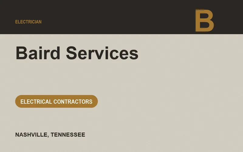 Baird Services in Nashville, Tennessee