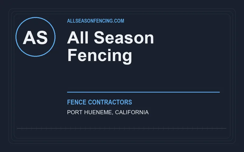 All Season Fencing in Port Hueneme, California