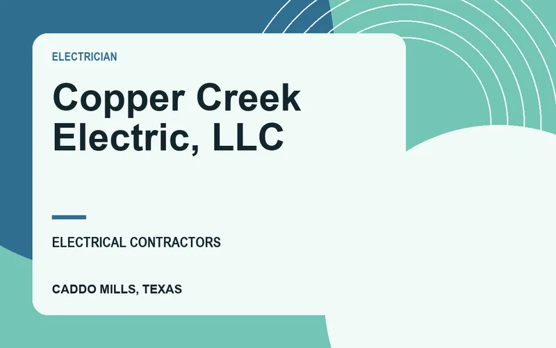 Copper Creek Electric, LLC in Caddo Mills, Texas