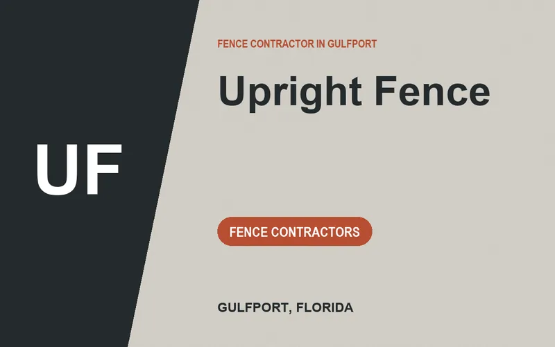 Upright Fence in Gulfport, Florida