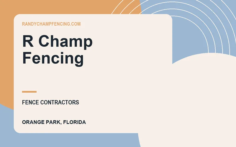 R Champ Fencing in Orange Park, Florida