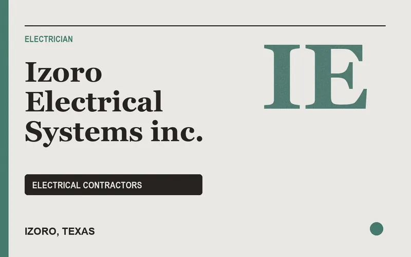 Izoro Electrical Systems inc. in Izoro, Texas