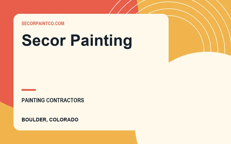 Secor Painting in Boulder, Colorado