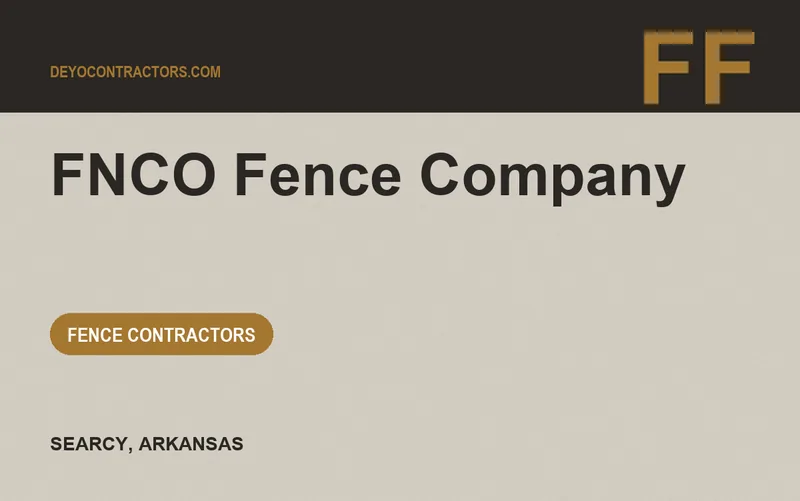 FNCO Fence Company in Searcy, Arkansas