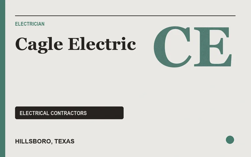 Cagle Electric in Hillsboro, Texas