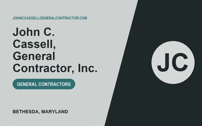 John C. Cassell, General Contractor, Inc. in Bethesda, Maryland
