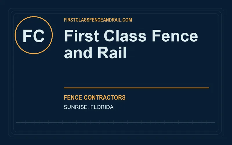 First Class Fence and Rail in Sunrise, Florida