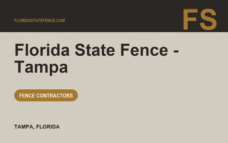 Florida State Fence - Tampa in Tampa, Florida