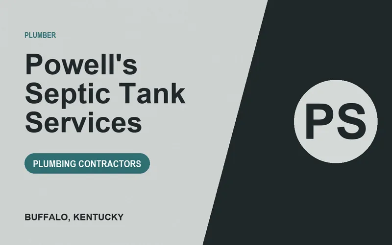 Powell's Septic Tank Services in Buffalo, Kentucky