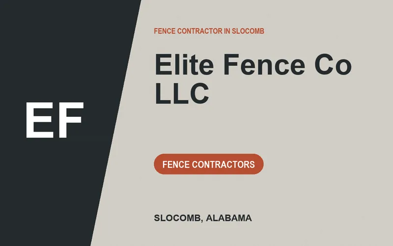 Elite Fence Co LLC in Slocomb, Alabama