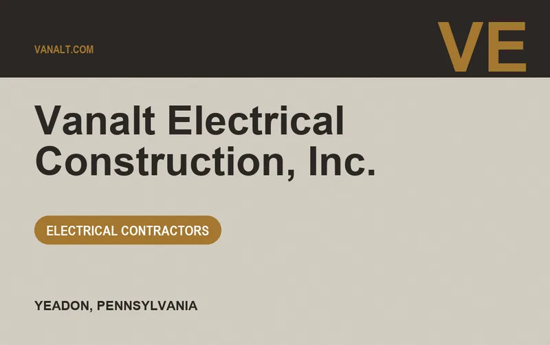 Vanalt Electrical Construction, Inc. in Yeadon, Pennsylvania